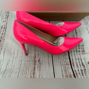 GENSHUO High Heels Pumps for Women Closed Toe 3 Inch Stillettos Heels